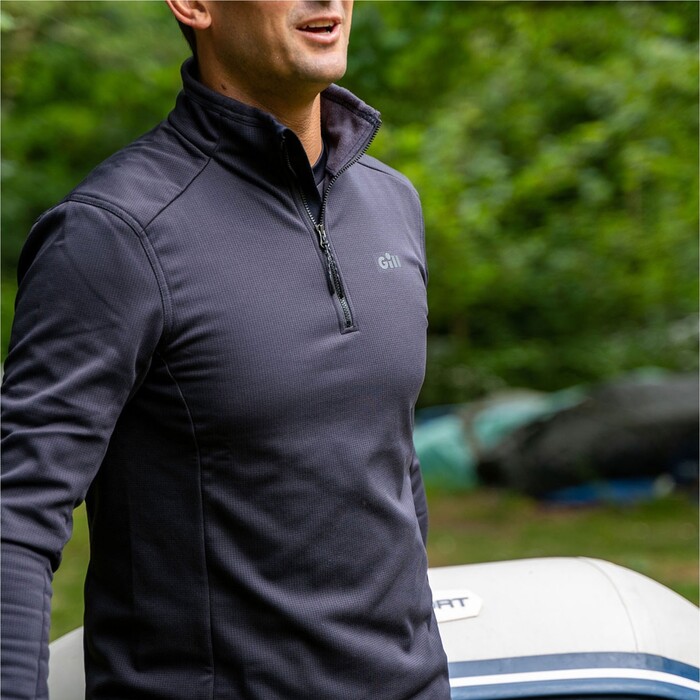 Gill Mnner 2024 1/4 Zip Top 1085 - Black